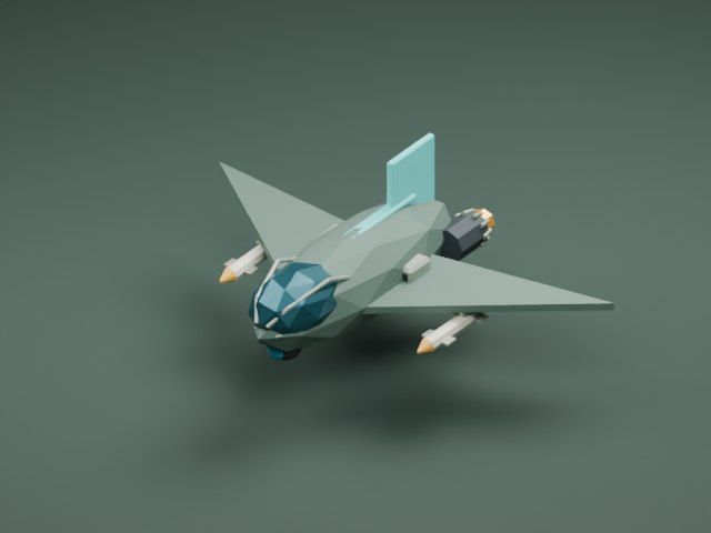 דגם מטוס קרב מתוך משחק IRON DUNE, ברינדור Blender