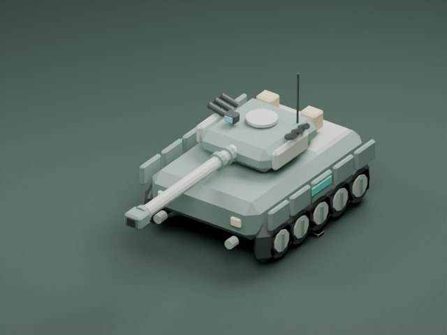 דגם משחית טנקים מתוך משחק IRON DUNE, ברינדור Blender